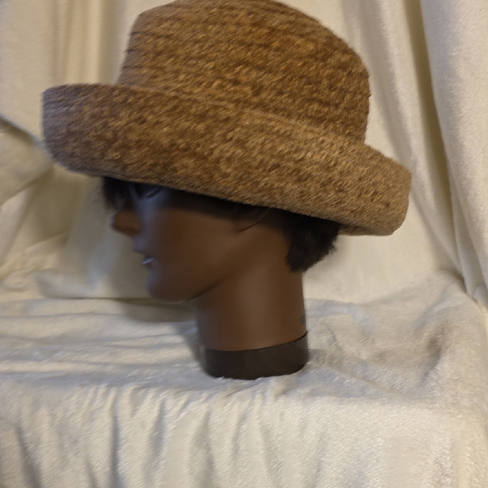 Betmar New York Chic Packable Women's Tan Hat - Picture 5 of 7